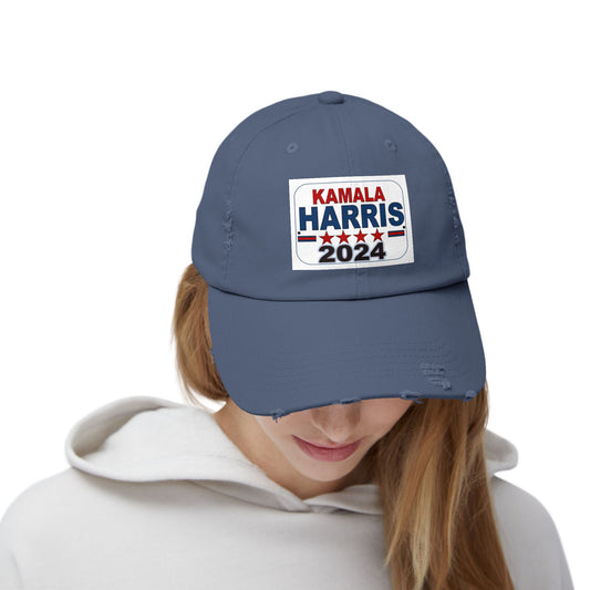 HARRIS 2024 Unisex Distressed Cap