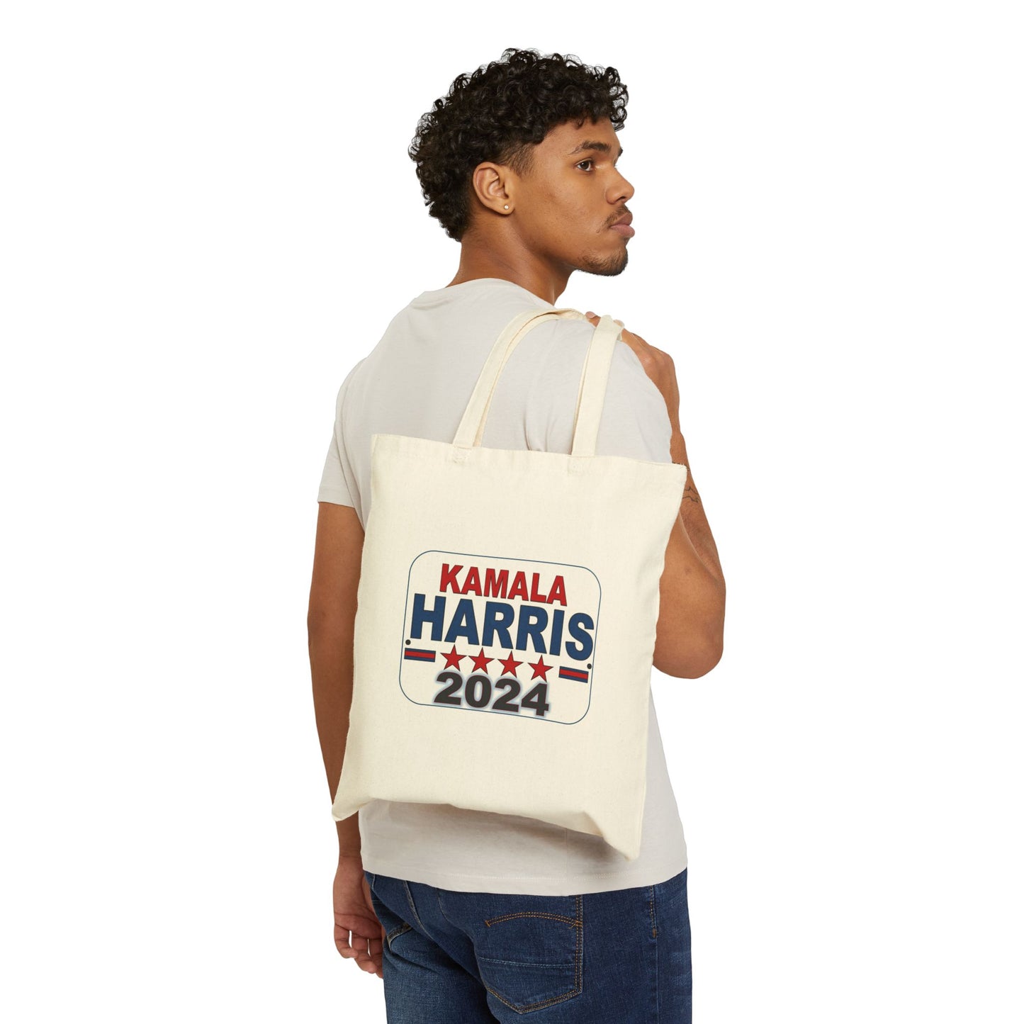 HARRIS 2024 Cotton Canvas Tote Bag