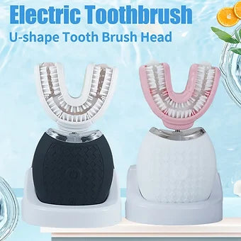 Nylon Bristle U Shaped Sonic Toothbrush