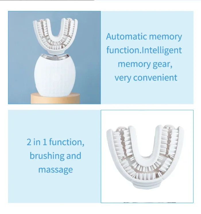 Nylon Bristle U Shaped Sonic Toothbrush - Image 3